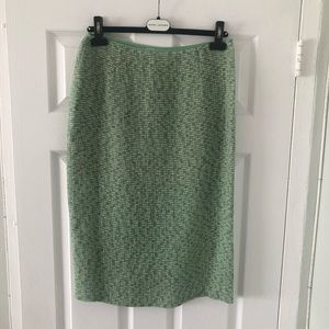 NWT Marc Jacobs Mint Green Corded Pencil Skirt
